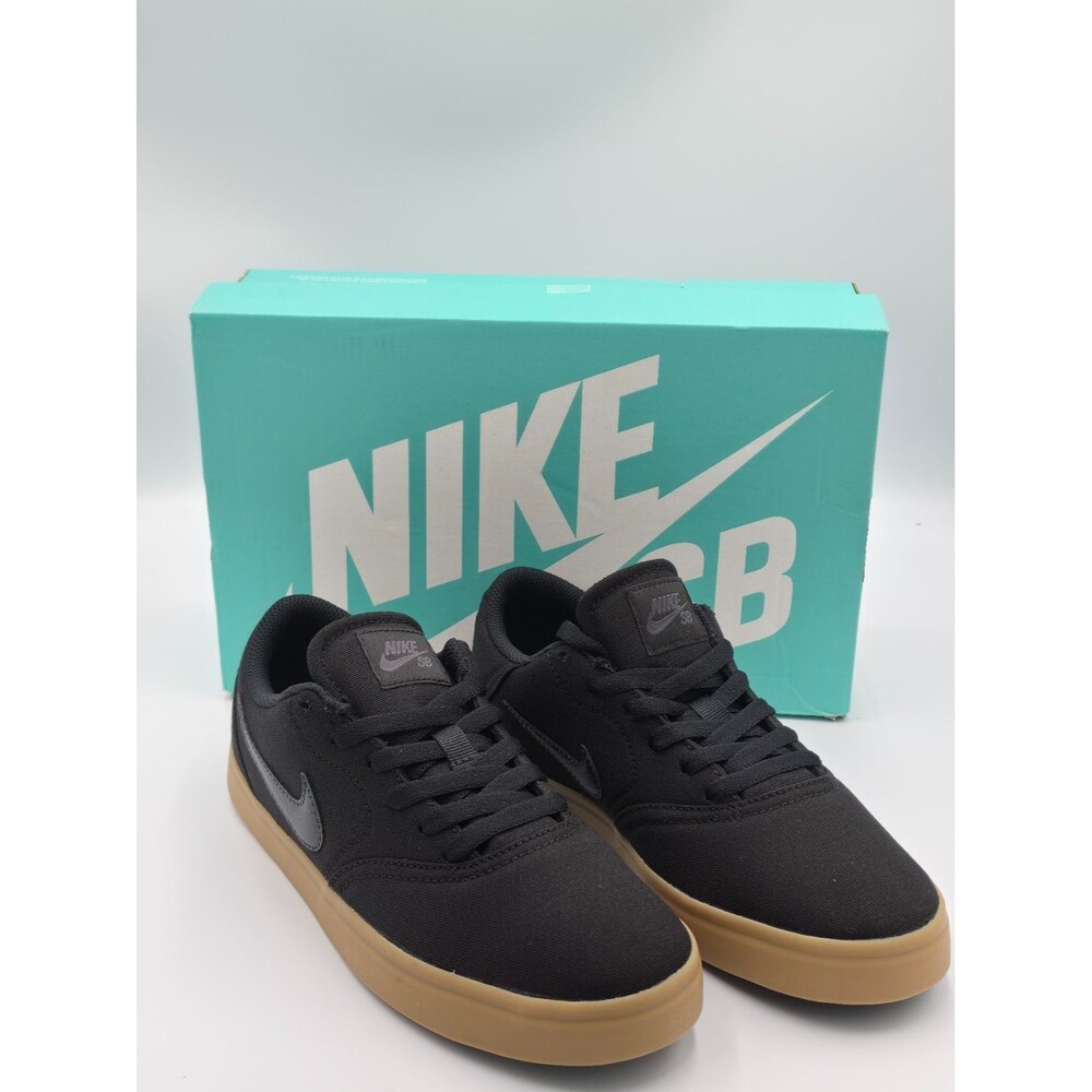 Nike SB Check CNVS GS Black Gum Skate Shoes Youth 6Y Womens 7.5 905373-006 NIB - Picture 6 of 6